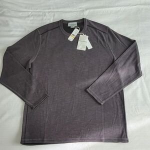 Tommy Bahama Dark Gray Long Sleeve Tee